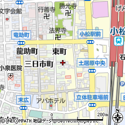 石川県小松市東町105周辺の地図