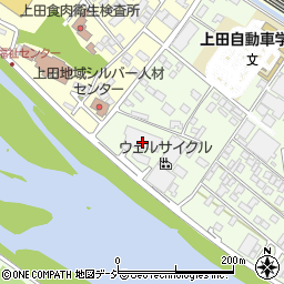 上田市役所　上田地域広域連合上田クリーンセンター周辺の地図