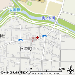 群馬県前橋市下沖町237周辺の地図