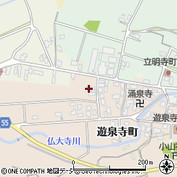 石川県小松市遊泉寺町（イ）周辺の地図