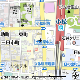 石川県小松市土居原町197-1周辺の地図