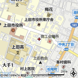 ＮＴＴ東日本長野上田支店周辺の地図