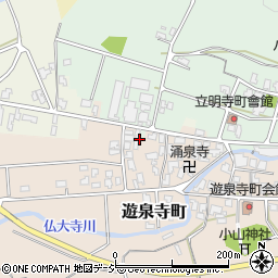 石川県小松市遊泉寺町ハ周辺の地図