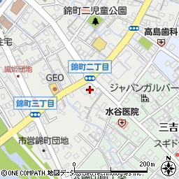 クリーニングホシノ　桐生錦町店周辺の地図