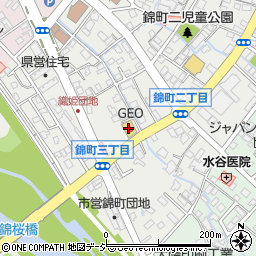 ゲオ桐生店周辺の地図