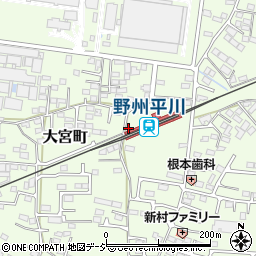 栃木県栃木市大宮町2554周辺の地図