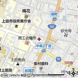 上田大手門周辺の地図