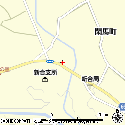 栃木県佐野市閑馬町348周辺の地図