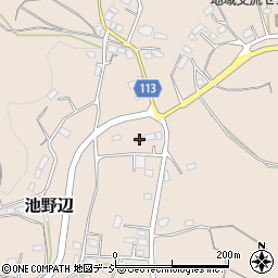 茨城県笠間市池野辺1564周辺の地図
