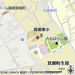 高崎市立箕郷東小学校周辺の地図