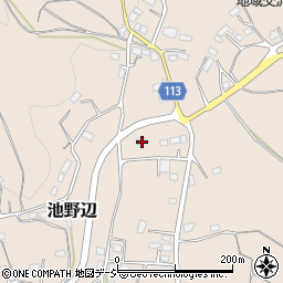 茨城県笠間市池野辺1562周辺の地図