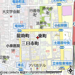 石川県小松市東町41周辺の地図