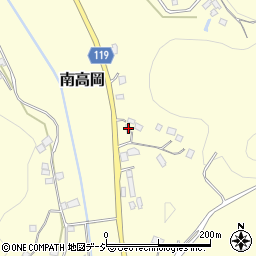 栃木県真岡市南高岡185周辺の地図