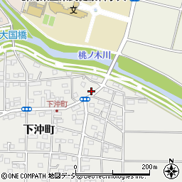 群馬県前橋市下沖町220周辺の地図