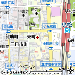 石川県小松市土居原町287周辺の地図