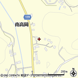 栃木県真岡市南高岡184周辺の地図