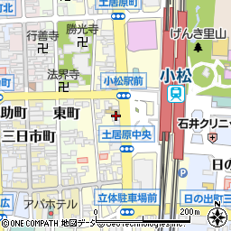 石川県小松市土居原町195周辺の地図
