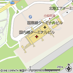 北國銀行小松空港 ＡＴＭ周辺の地図