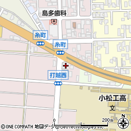 石川県小松市沖町ナ周辺の地図