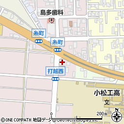 石川県小松市沖町（ナ）周辺の地図