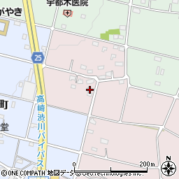 群馬県高崎市引間町522周辺の地図