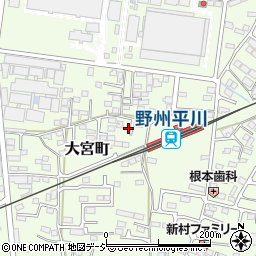 栃木県栃木市大宮町2551-8周辺の地図