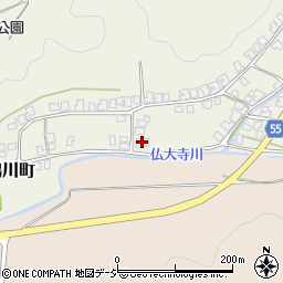 鵜川町集会所周辺の地図
