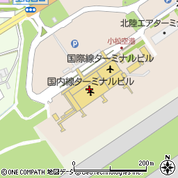 小松空港周辺の地図