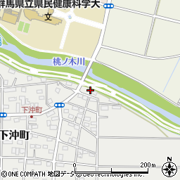 群馬県前橋市下沖町348-2周辺の地図