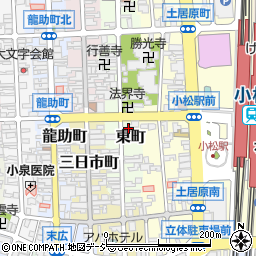 石川県小松市東町96周辺の地図