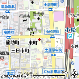 石川県小松市土居原町333-1周辺の地図