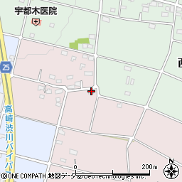 群馬県高崎市引間町514周辺の地図