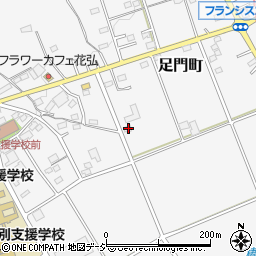 群馬県高崎市足門町1313-5周辺の地図