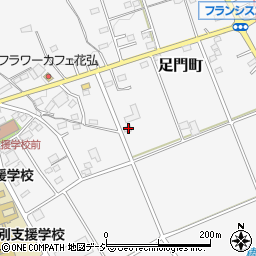 群馬県高崎市足門町1313周辺の地図