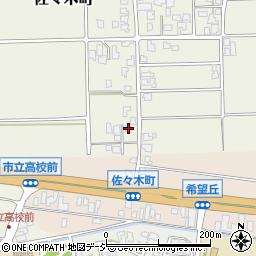 石川県小松市佐々木町96周辺の地図