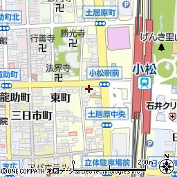 石川県小松市土居原町188周辺の地図