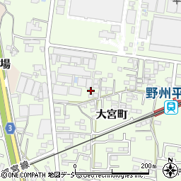栃木県栃木市大宮町2413周辺の地図