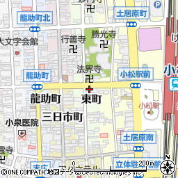 石川県小松市東町94周辺の地図