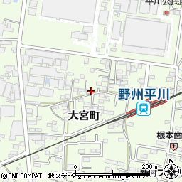 栃木県栃木市大宮町2412周辺の地図