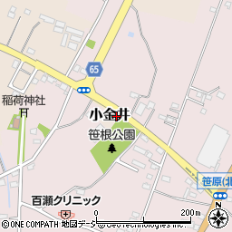 栃木県下野市小金井1811周辺の地図