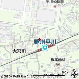 栃木県栃木市大宮町2342周辺の地図