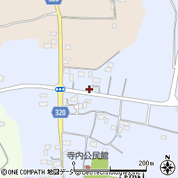 栃木県真岡市寺内324-1周辺の地図