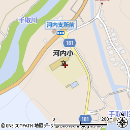 石川県白山市河内町口直海（イ）周辺の地図