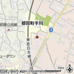栃木県栃木市都賀町合戦場698-7周辺の地図