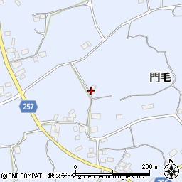 茨城県桜川市門毛31周辺の地図