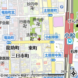 石川県小松市土居原町334-1周辺の地図