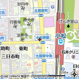 菜香厨房 小松店周辺の地図