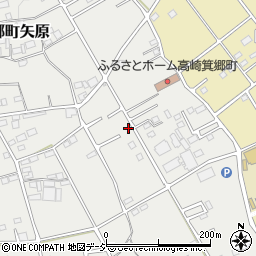 群馬県高崎市箕郷町矢原380-5周辺の地図