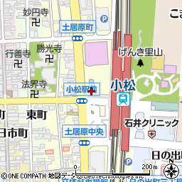 石川県小松市土居原町周辺の地図