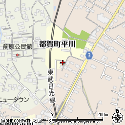 栃木県栃木市都賀町平川713周辺の地図
